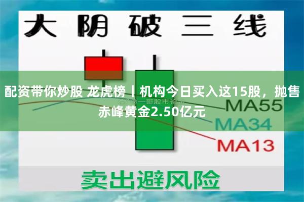 配资带你炒股 龙虎榜丨机构今日买入这15股，抛售赤峰黄金2.50亿元