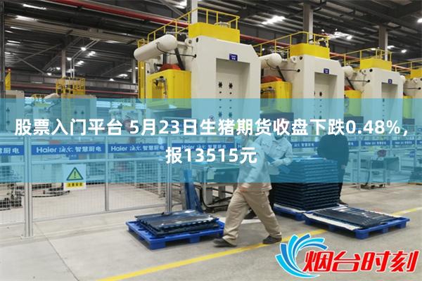 股票入门平台 5月23日生猪期货收盘下跌0.48%，报13515元
