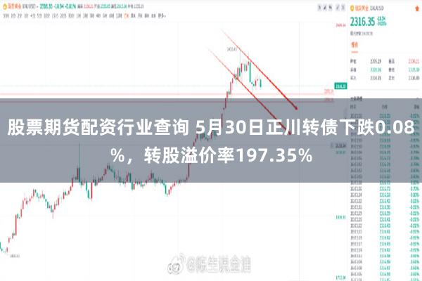 股票期货配资行业查询 5月30日正川转债下跌0.08%，转股溢价率197.35%