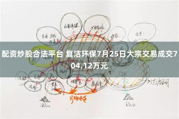 配资炒股合法平台 复洁环保7月25日大宗交易成交704.12万元